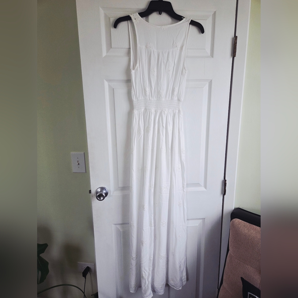 Forever 21 ✨️ Maxi White Sleeveless Dress Size XS - Picture 11 of 15